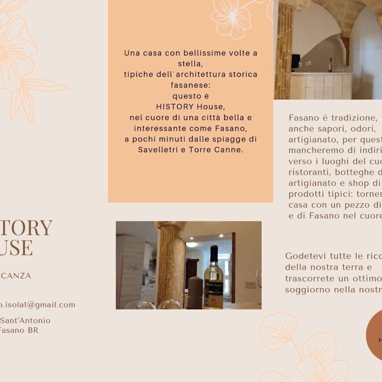 History House Apartment Fasano Luaran gambar